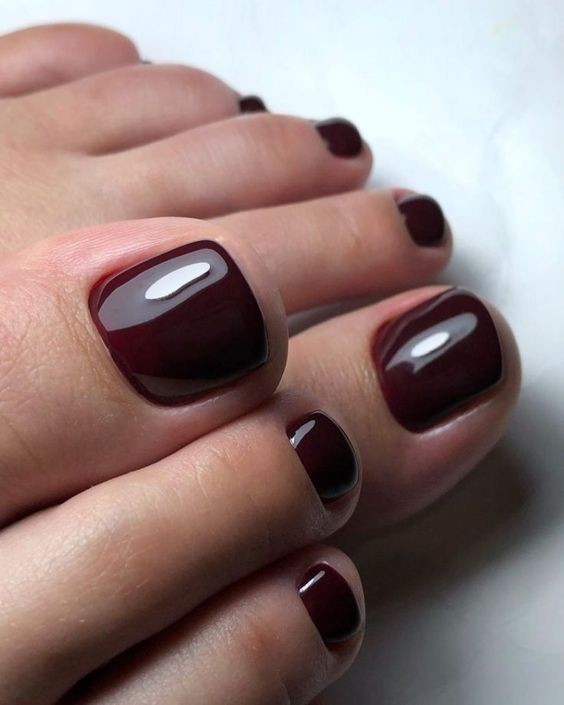 Rich Wine: A Delectable Shade for Your Toes