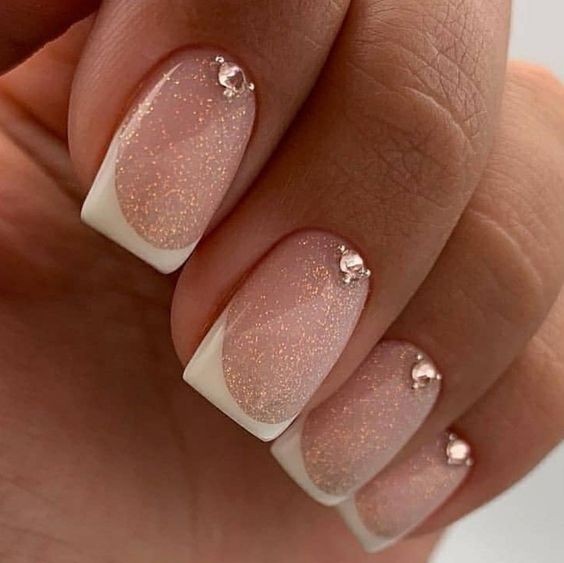 Glitter French Tips