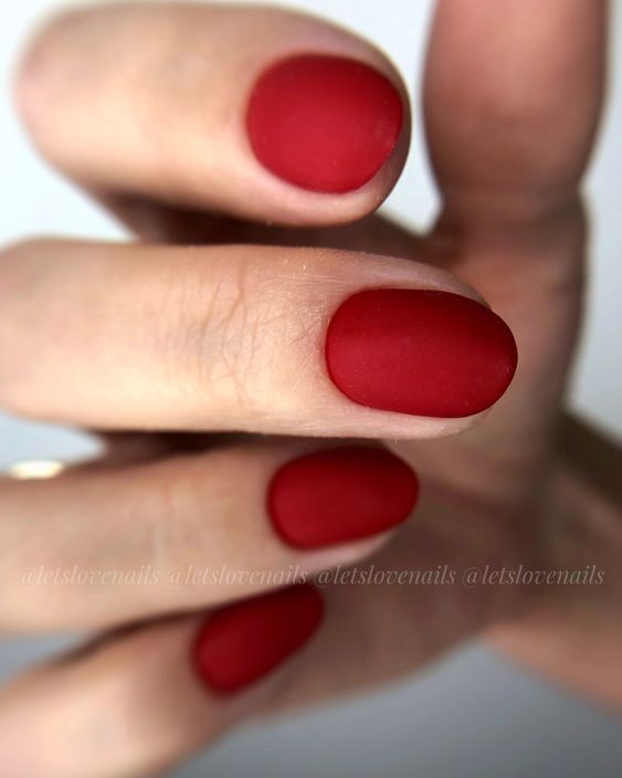 Matte Cranberry Polish