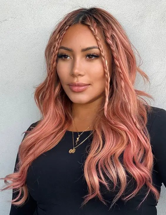 Rose Gold Waves with a Twist