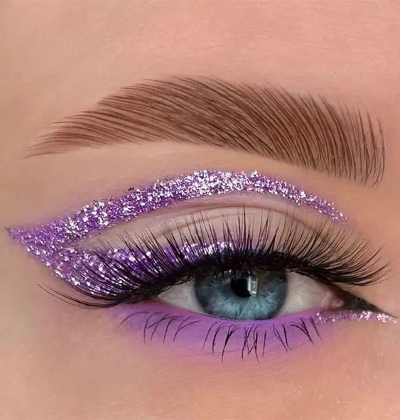 Iridescent Purple Glitter