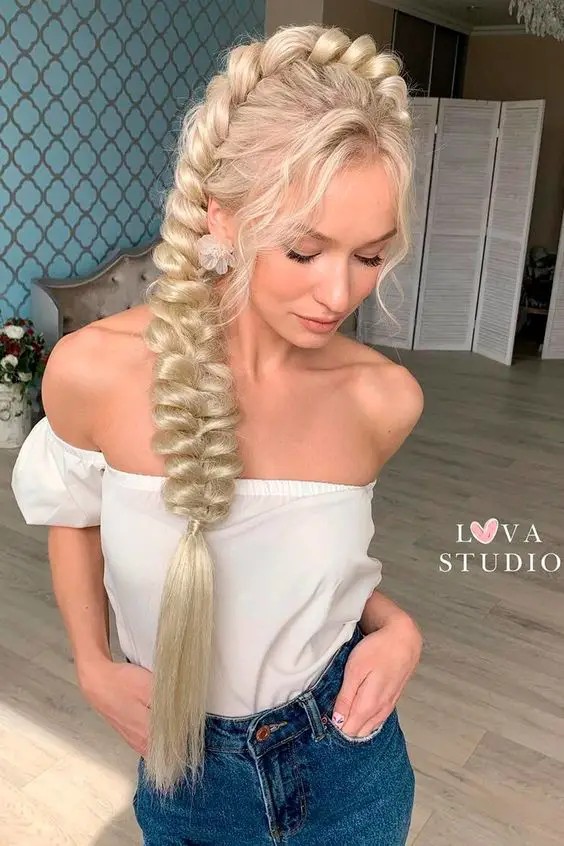 Fishtail Braid Ponytail