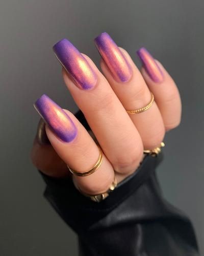 Purple Chrome and Gold Accents: