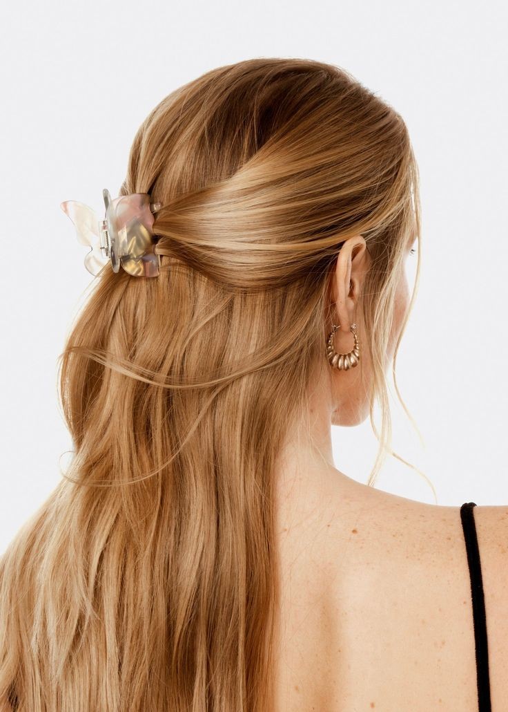 Idea 8: Half-Up Butterfly Hairstyle