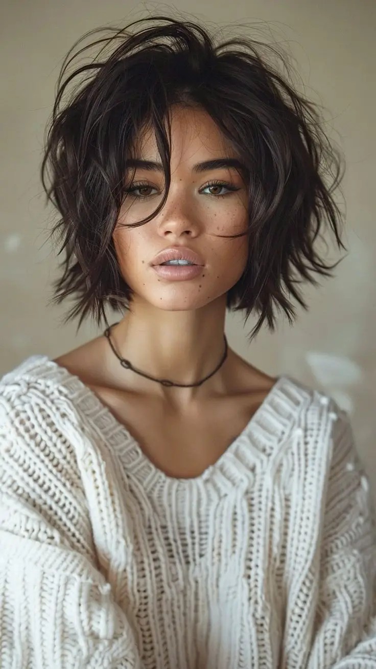 The Tousled Shaggy Cut