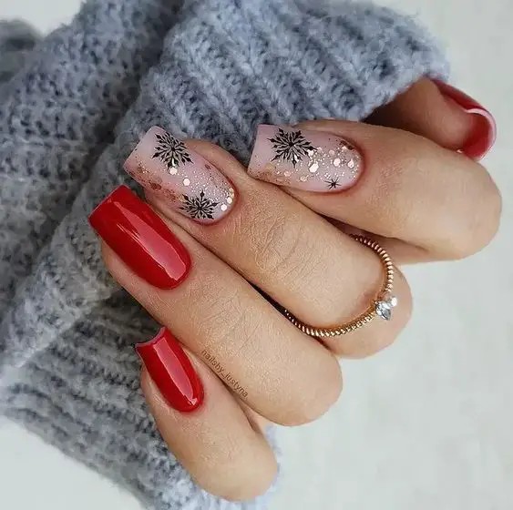 Classy Red Nails: Bold and Beautiful