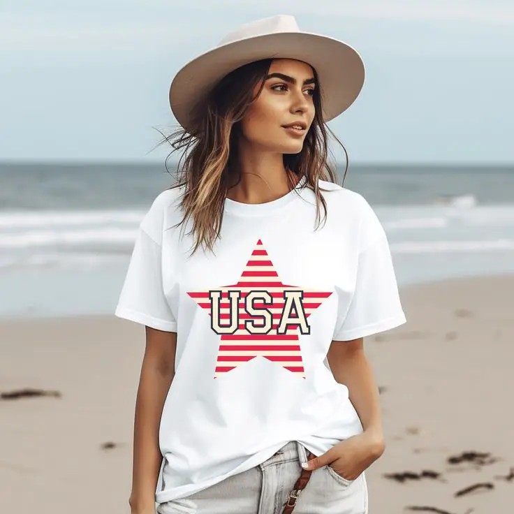 Patriotic Star Tee