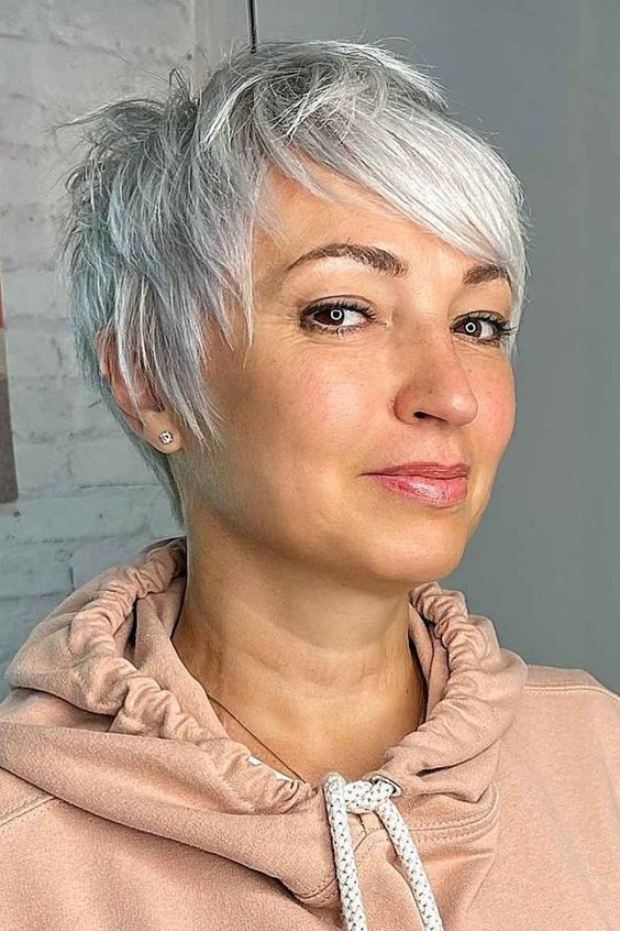 Pixie with Side-Swept Bangs