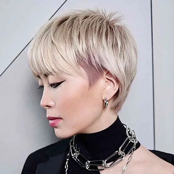 The Grunge Pixie with Geometric Undercut