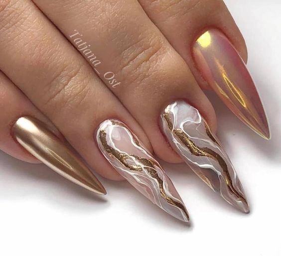 Golden Marbling