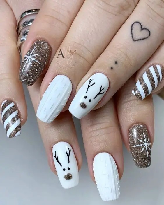 Happy New Year Nail Art: Festive Cheer