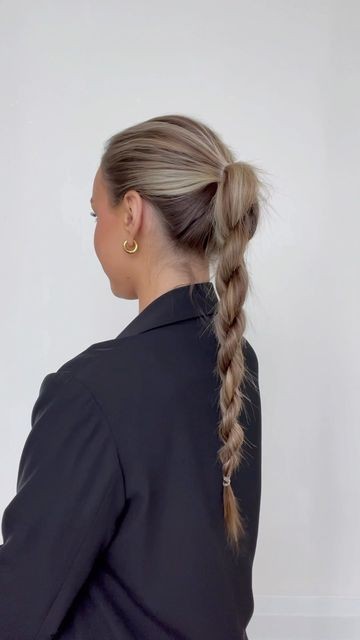 Rope Braid Ponytail