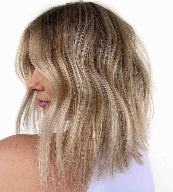 Wavy Long Bob