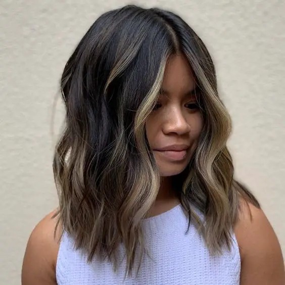 The Contemporary Balayage Lob