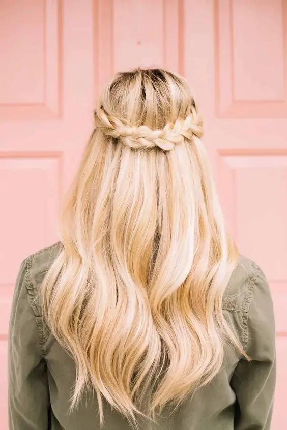 Braided Half Crown