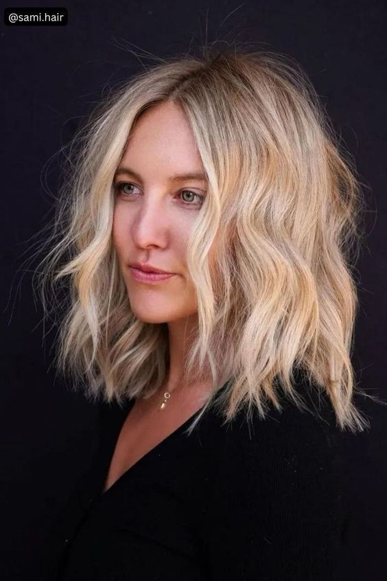 Textured Wavy Lob