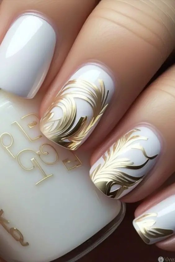 White Chrome Stamping Designs: