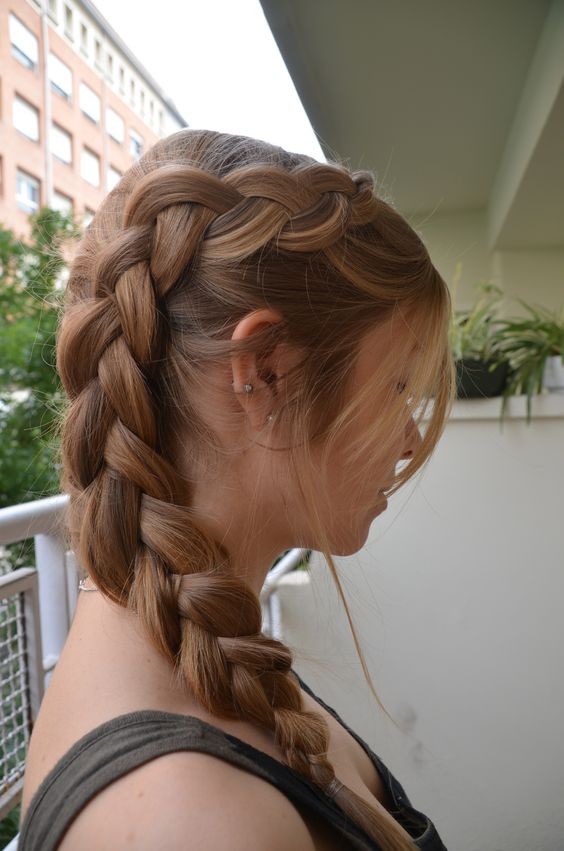 Double Dutch Braids with Beachy Texture