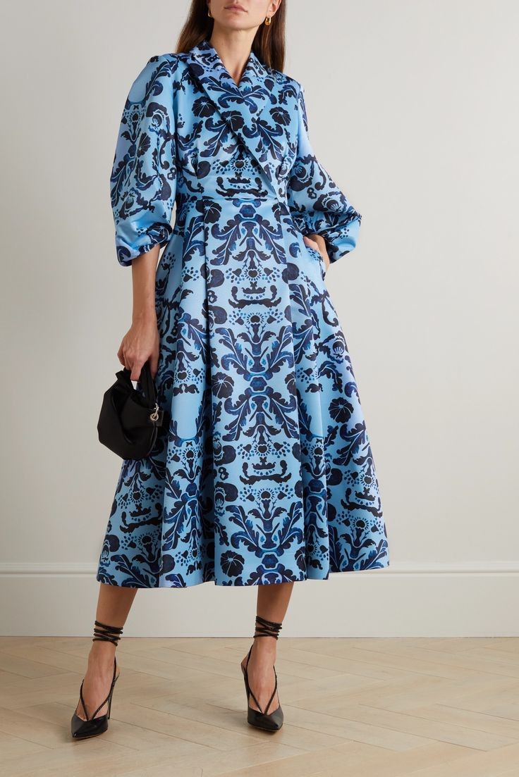 Wrap Dress with Floral Prints