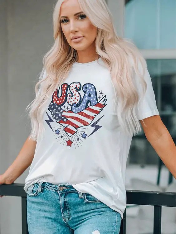 Patriotic Eagle Tee