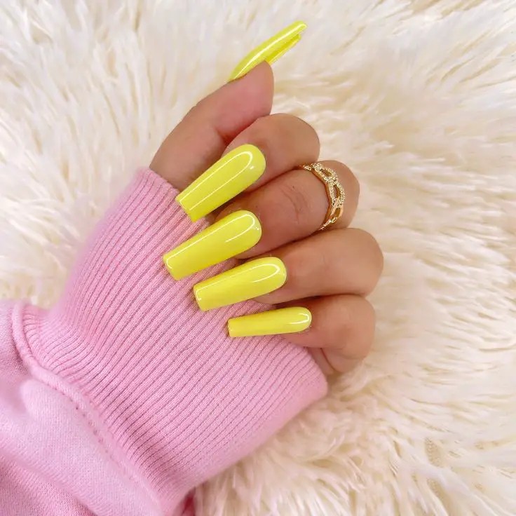 Vibrant Canary Yellow