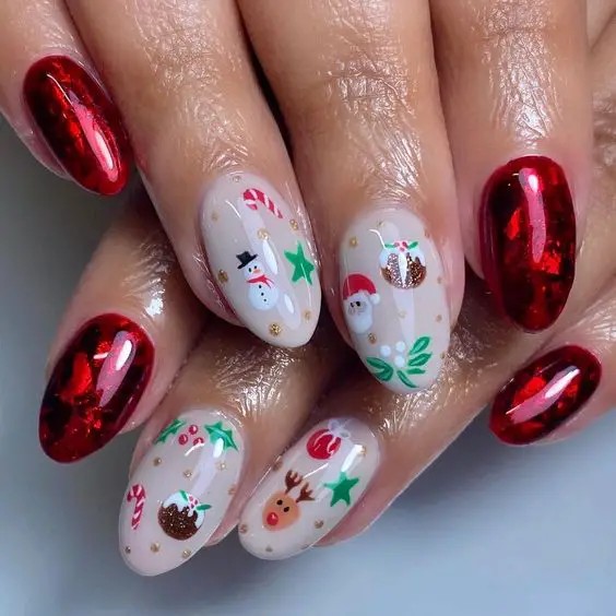 Snow Globe Nails