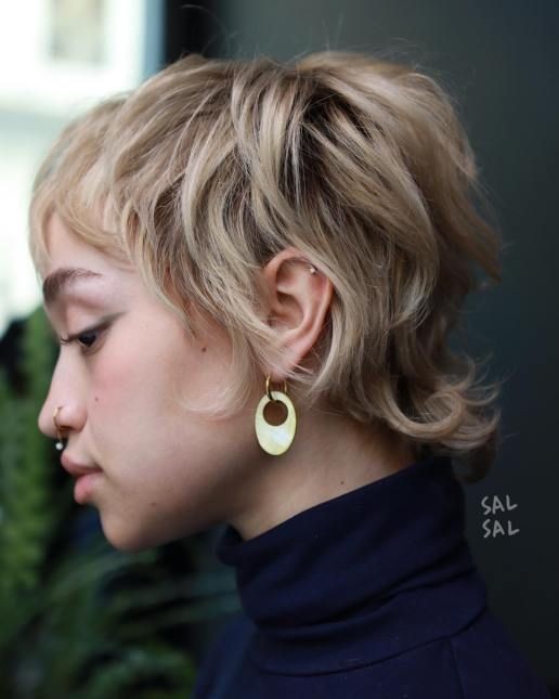 Textured Pixie Wolf Cut