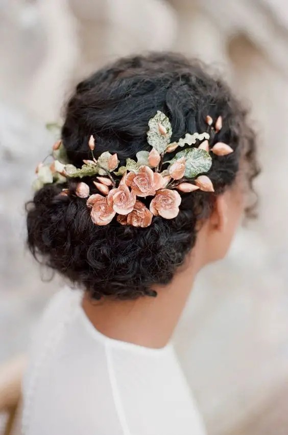 The Enchanted Garden Updo: Nature-Inspired Elegance