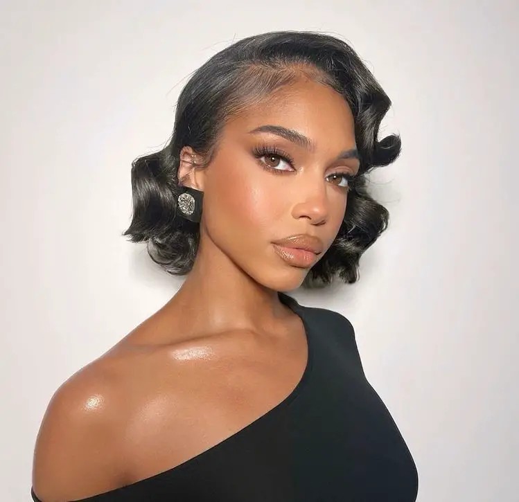 Butterfly Bob with Retro Curls