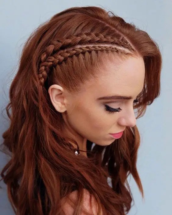 Braided Crown for Red Locks