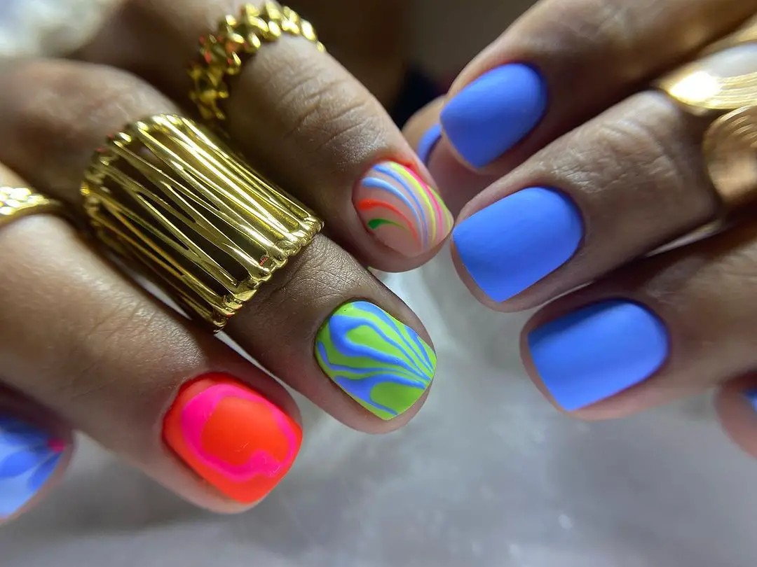 Neon and Pastel Fusion