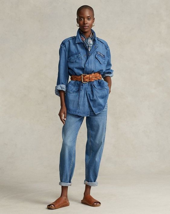 Denim Jumpsuit Elegance