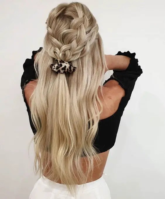 Half-Up Knot Braid