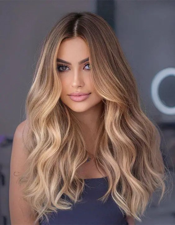 Golden Honey Balayage: Sun-Kissed Perfection