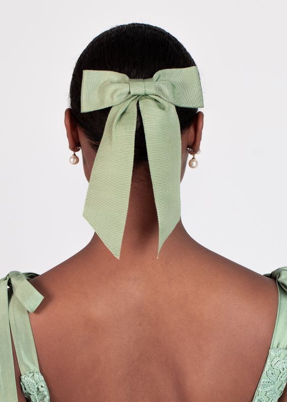 Elegance Tied Back: The Satin Bow