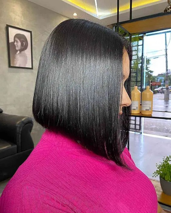 Sleek A-Line Bob: