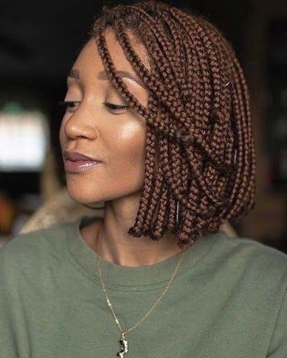 Bob with Braided Accents