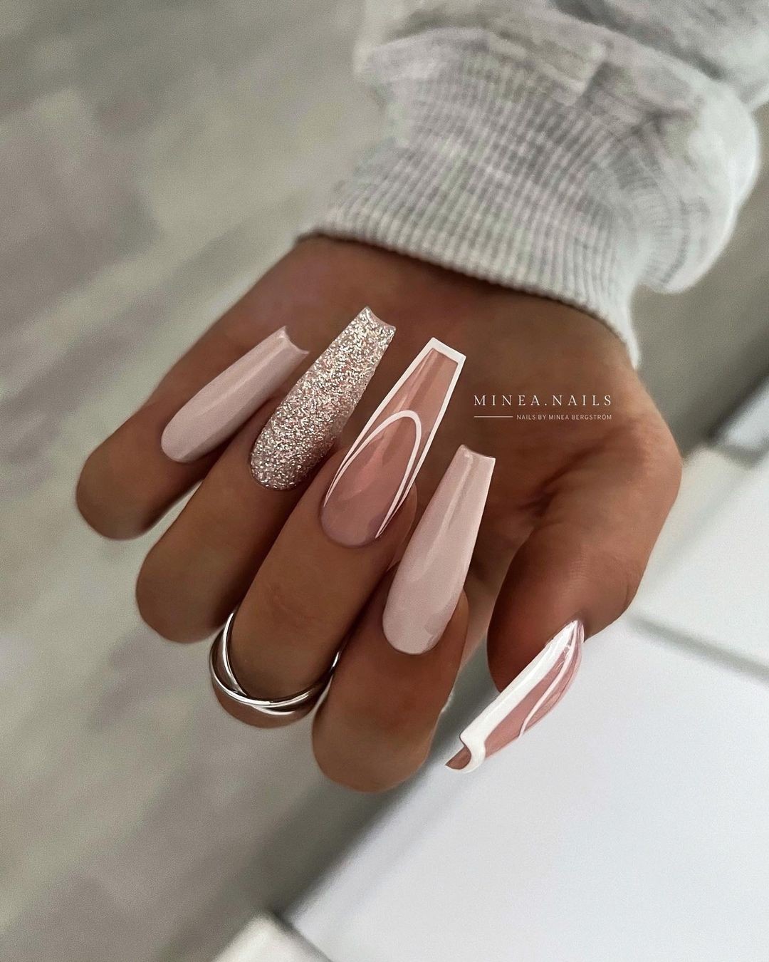 Frosted Nude Elegance