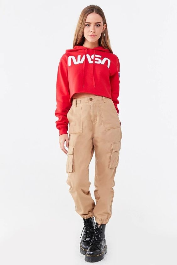 Graphic Hoodie and Cargo Pants