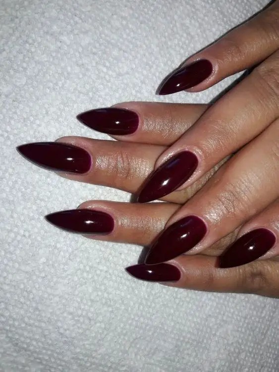 Deep Burgundy: