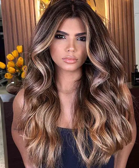 Golden Blonde Highlights