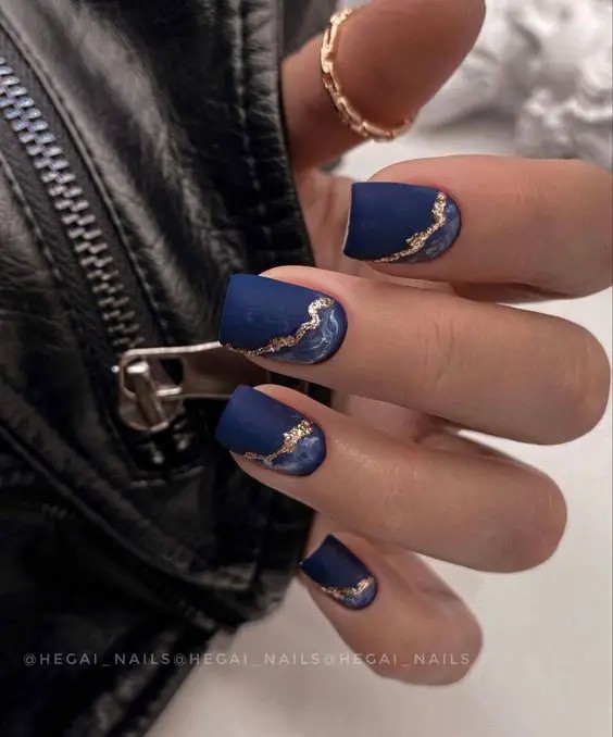 Navy and Gold Luxury