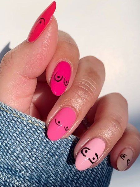 Playful Pinks: “Smiley in Shades”