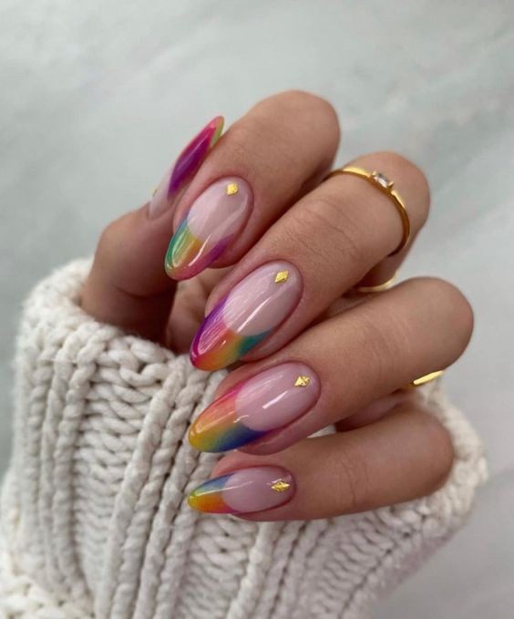 Rainbow Nails