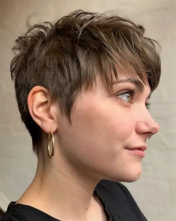 Pixie Cut with Choppy Layers