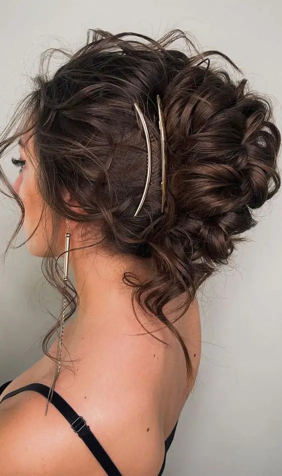 Messy Layered Updo