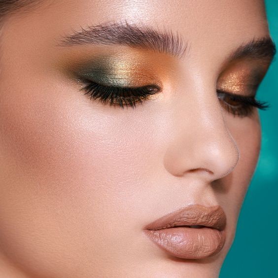 Green and Copper Eye Palette