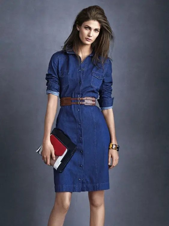 Effortless Denim Dress