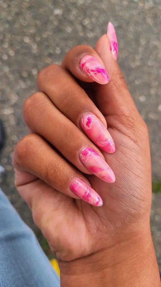 Marble Nails