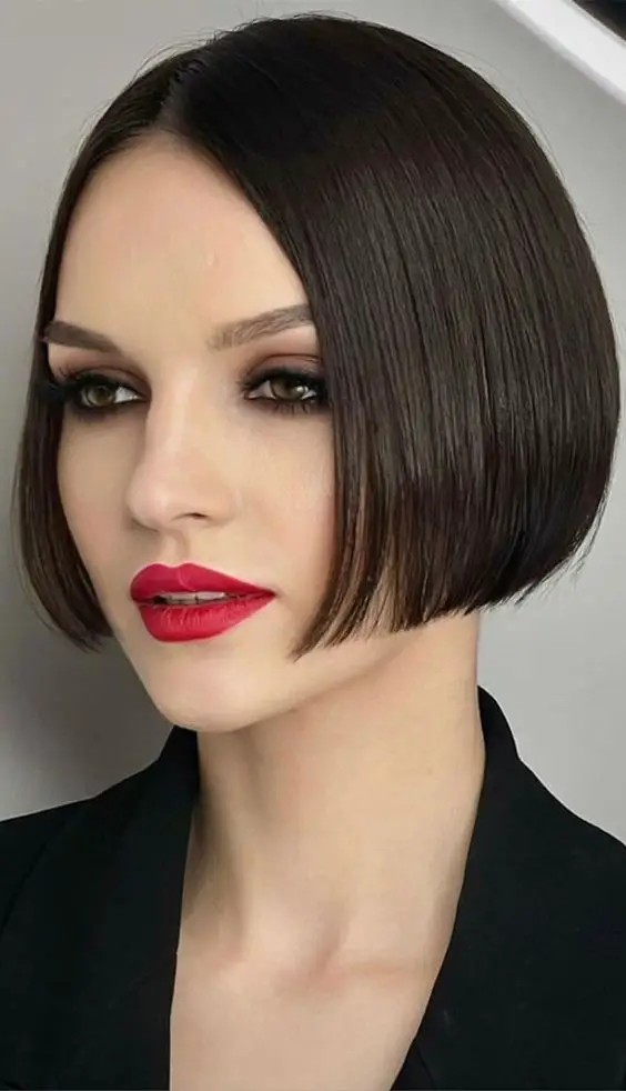 Short Angled Bob